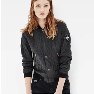 G-star Eva Shaw bomber jacket. Black size Small